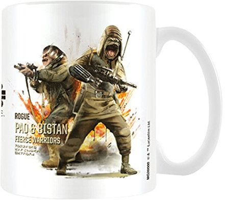 Star Wars Rogue Uno pao & bistan Perfil Taza de cerámica, Multicolor