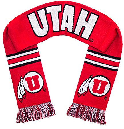 Tradition Scarves Utah Utes Schal – Universität von Utah Strick Classic