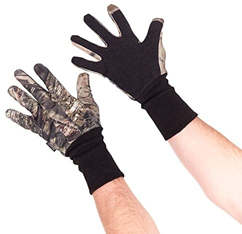 Vanish Camo Jersey Hunting Gloves by Allen, Mossy Oak Break-Up Country