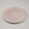 Decor Essentials Porcelain Embossed Charger Pastel Themed Weddings Plates Easter Spring Dinner (Pink)