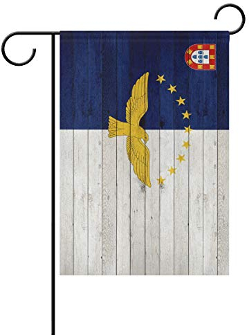 RsebidR Azoren-Flagge für den Außenbereich, doppelseitig, 30,5 x 45,7 cm, Heimdekoration