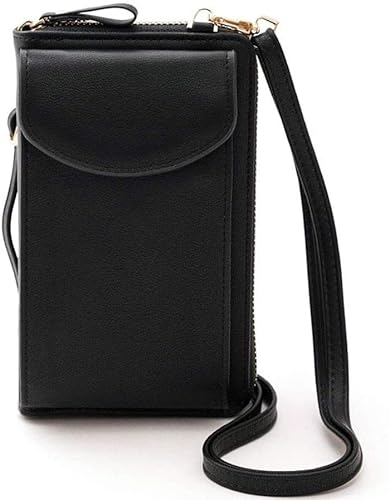 AIRUI Sac Téléphone Portable Femme - Petit Sac Bandoulière Femme - Sac à Bandoulière en Cuir PU avec Réglables Bandoulière