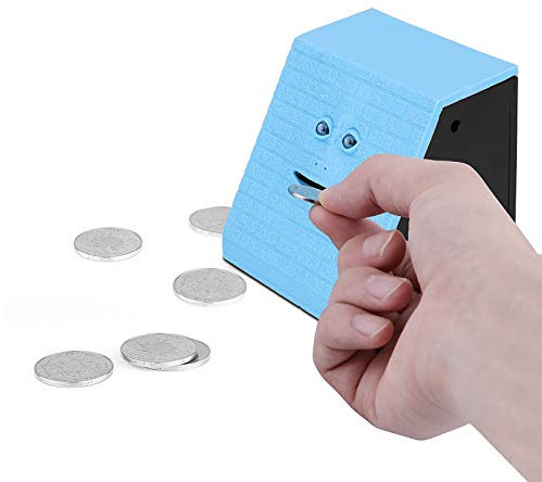 Face Bank Geldsafe Eating Box Sparschwein isst Münzbox zum Geldsparen