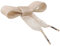 CORD ON - Cordones de cinta de organza para zapatos y zapatillas de deporte. Ancho 15 mm - 1 par (Beige, 120 cm)