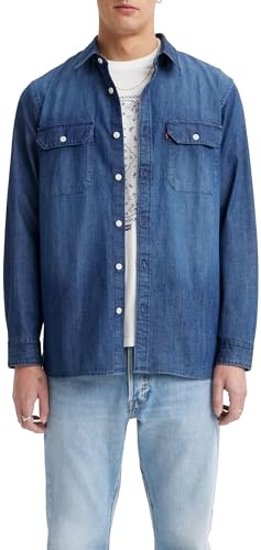 Levi's Jackson Worker Shirt Homme, Sterling Dark Wash, XL