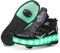 YongerYong Jungen Mädchen Skateboard Schuhe mit LED Blinkend Schuhe mit Rollen Skate Automatisch Einziehbar Komfort Outdoor Sportschuhe für Kinder