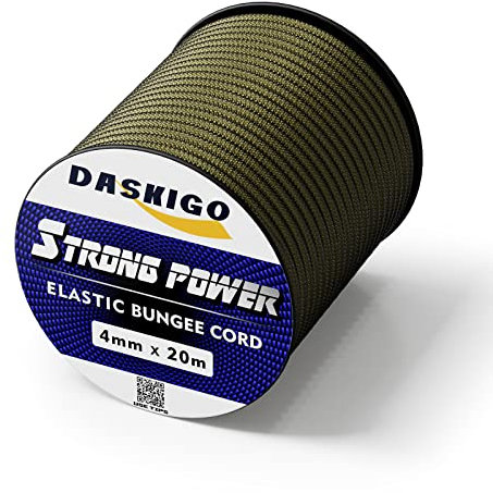 Bungee-Schnur, elastisch, 4-8 mm, Bänder