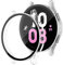 Compatibile per Samsung Galaxy Watch 5 Custodia Protettiva Rigida per PC 40mm 44mm, con Protezione Dello Schermo in Vetro Temperato, Accessori per Orologi per Samsung Galaxy Watch 5