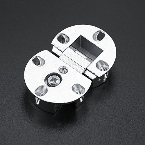 Natudeco Scharniere, Zinklegierung, Schranktürscharniere, Klappe, Fliegenscharniere, 90 Grad, 2 Stück, Küche, Schlafzimmer, Schrank, Möbelbeschläge