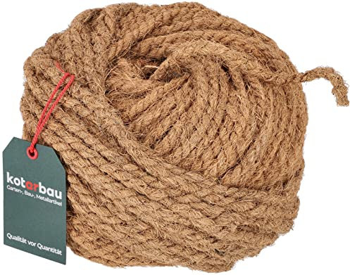 KOTARBAU® Corde en fibre de coco 10 mm x 60 m