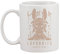 Loporrits Moon Tribe Weiße Tasse Kaffee Tee Männer Frauen Keramik Coffee Tea Mug Cup