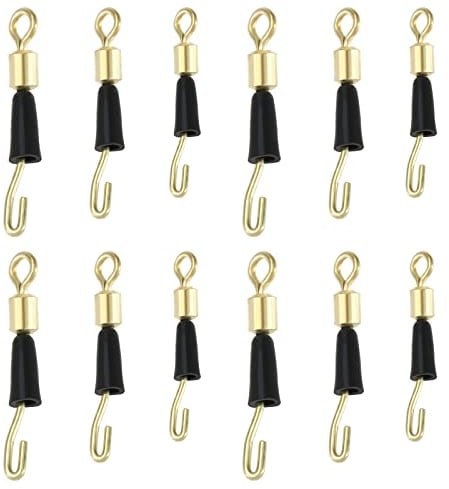 The Lord of the Tools 150Pcs Quick Change Hook Length Swivels Stainless Steel Bearing Swivel Solid Ring Fishing Connector Fishing Accessories 5kg, 10kg, 15kg