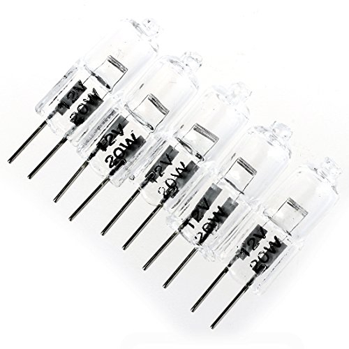 Lodokdre 5 x G4 20 W 12 V Halogen-Leuchtmittel
