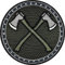 Viking Patches Iron on Viking Axe Viking Accessories for Men/Women | Heavy Metal Patches Iron on Viking Tactical Morale Patches for Viking Costume Men | 75x75 mm
