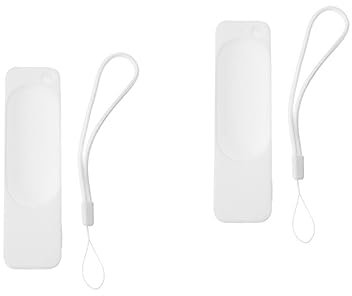 Mikikit 2pièces Coque De Flexible pour Télécommande Étui Anti-Rayures Et Anti-Collision Installation Facile Et Design Élégant Accessoire Pratique pour Télécommande TV