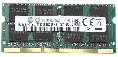 Fxndknjks Memoria para Computadora PortáTil DDR3 8GB Ram 1600Mhz PC3-12800 1.5V 204 SODIMM para Memoria para Computadora PortáTil