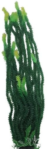 Jumbo Green Aquarium or Pond Artificial Plant Green Colours 100 cm (39 Inches) With Heavy Base Bushy Foliage, Extra Long Plastic Seaweed Fish Tank Aquascaping Decoration