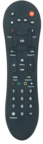 ALLIMITY Fernbedienung Ersatz passend für Cyfrowy Polsat Dekodera HD6000 HD7000 DVB-T HD1000 HD3000 HD2000 HD5000 HD5500S