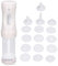 Pressa per Biscotti Elettrica Kit per Pressa per Biscotti per Torta Alimentato a Batteria con 12 Dischi e 4 Punte per Glassa, Kit per Pressa per Biscotti per Uso Portatile Senza