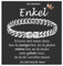 FAOMZQ Armband für Meinen Enkel, Kubanische Armband mit Gravur Geschenk für Meinen Enkel, Enkel Geschenke von Oma und Opa zum Geburtstag Abschluss Einschulung Weihnachten