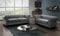 Easy4You Chesterfield Dunkelgrau Velvet Set 3-Sitzer + 2-Sitzer Sofa Sofas für Wohnzimmer Sofagarnituren mit Holzfüße Set Sofas & Couches