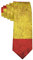 zerosevenee Corbata formal ajustada para hombre, corbatas de color sólido para bodas de negocios, Bandera de España vintage, Taille unique