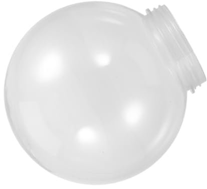 Ciieeo Lámpara De Acrílico Transparente Esférica Para Exterior Pantalla De Repuesto Para Postes Y Lámparas Colgantes Diseño Sencillo Y Duradero Jardín Patio