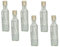 COSE DA CASA 6 Bottiglie in vetro 250 ml con tappo per liquori limoncello decorazioni decoupage bomboniera bottigline olio sali minerali collezione