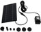 Kit di pompa 'acqua solare Kit efficiente in mesh anti -intasamento per decorazione a piscina da giardino Easy Installazione bagni uccelli serbatoi di pesce piscine giardini