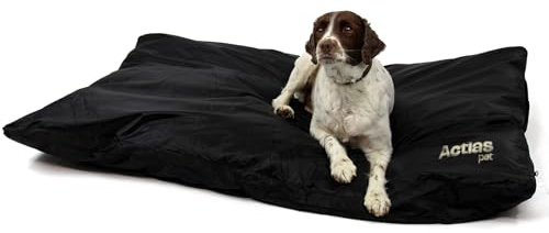 Actiaspet - Replacement Waterproof Dog Bed Cover - Washable Heavy Duty Outer Cover (Black, X Large)