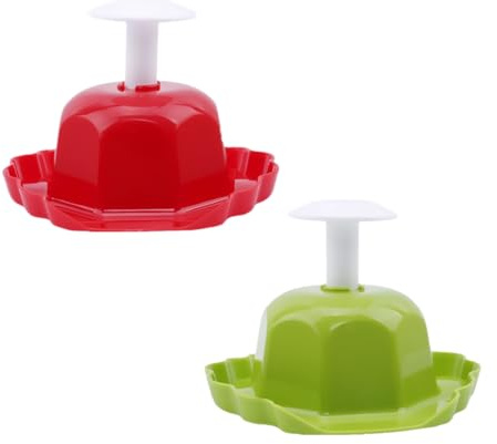 2 Pcs Food Safety Holder Universal Slicer Hand Guard, Safety Hand Guard for Kitchen Tools(Green, Red)