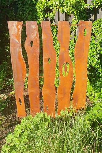 Rankgitter/Rankzaun Metall Feierabend, Rost
