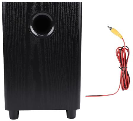 Zunate 6.5 Inch Passive Subwoofer, 100W High Power MDF Bass Speaker with Ground Low Pass Filter, for Home Theater Systems
