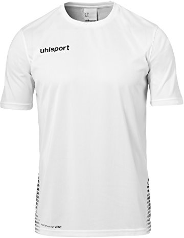 Uhlsport Herren Herren T-Shirt Score Training T-Shirt, weiß/schwarz, S, 100214702