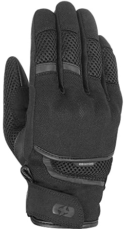 Oxford Brisbane Air Herren Kurzer Sommerhandschuh, Stealth Black, XL