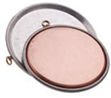 Pentole agnelli stampo per Farinas Aerred con bordo, diametro 38 cm, colore: rame/argento, taglia unica