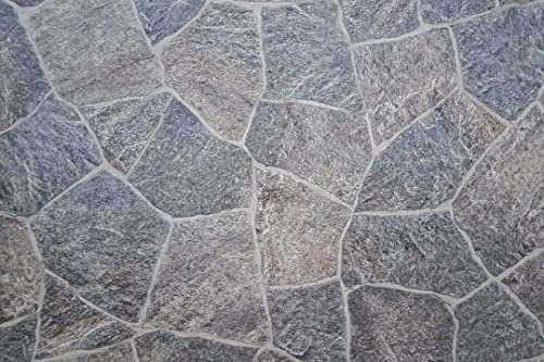 Lamina in PVC utile come passatoia o per rivestimenti - Larghezza 50cm - Lunghezza al metro - Spessore: 2mm - Stile Pietra di Luserna 17