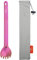TiTo Titanium Long Handle Spork and Spoon Eco-Friendly Ultralight Portabale Flatware for Outdoor Camping Backpacking Hiking Travel Picnic Tableware with Bag(Rose Spork)
