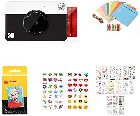 Kodak PRINTOMATIC Fotocamera con Stampa Istantanea (Nero) Gift Bundle