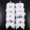 OKUGAIYA 10 Pcs Engelsflügel Federn Flügel Engel Anhänger Weihnachtsbaum Deko Christbaumschmuck Baby Taufe Deko DIY Basteln Kinder - 16cm Weiß