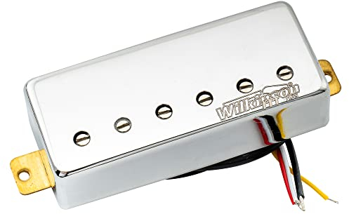 Wilkinson Série M Céramique Mini Humbucker Micro Chevalet pour Les Paul/Fire-bird Guitare électrique, Chrome