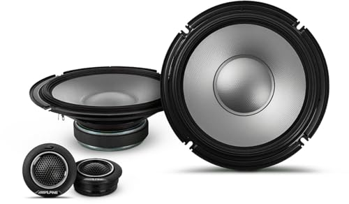 Mediadox 20cm/200mm Auto Front Lautsprecher/Boxen/Speaker Set von Alpine (S2-S80C) kompatibel mit Skoda Superb 2 Typ 3T - 2008-2015