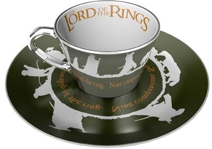 Le Seigneur des Anneaux - Tasse à café Miroir et Soucoupe