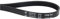 easyPART 1000042281-000 Courroie trapézoïdale 1936PH6 comme Whirlpool Bauknecht Ignis Maytag V-Zug 481235818164 Indesit C00311016 Brandt 57X0273 pour sèche-linge