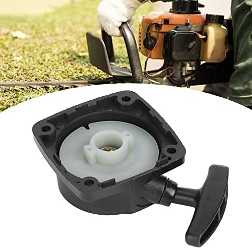 Benzin Heckenschere Seilzug Starter Ersatzteile, Rückstoß Seilzugstarter Motorsense Reversierstarter Handstarter mit Starter Seil, für Rasenmäher Rasen Trimmer Teile