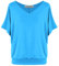 Van Der Rich ® - Tshirt Oversize mit V-Ausschnitt im lässigen Stil - Damen(Hellblau, L)