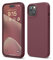 elago Coque Silicone Liquide Compatible avec iPhone 15, Silicone Qualité Supérieure, Étui Protection Intégrale [Structure Antichoc 4 Couches], Doublure Microfibre Douce Anti-Rayures (Bordeaux)
