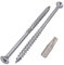 SKIR'CO (20 Pièces) Vis à Bois en Acier Zingué 8,0 x 160 mm, Tête Fraisée Torx, Type 17, pour Aggloméré
