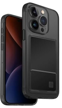 UNIQ Air Fender ID Handyhülle Kompatibel mit iPhone 15 Pro (FrostSmoke)