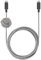 Native Union Anchor Cable 240W - Cable de carga USB-C a USB-C reforzado de 10 pies con Power Delivery 3.1 y nudo ponderado - Para iPhone 15, 15 Pro Max, MacBook Pro 14/16 M2, Air 15 M2 (Zebra)